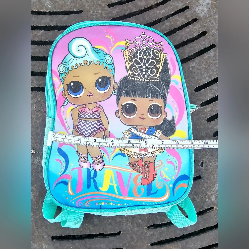 L.O.L. Surprise! Pink and Blue Dolls Travel Backpack Bookbag